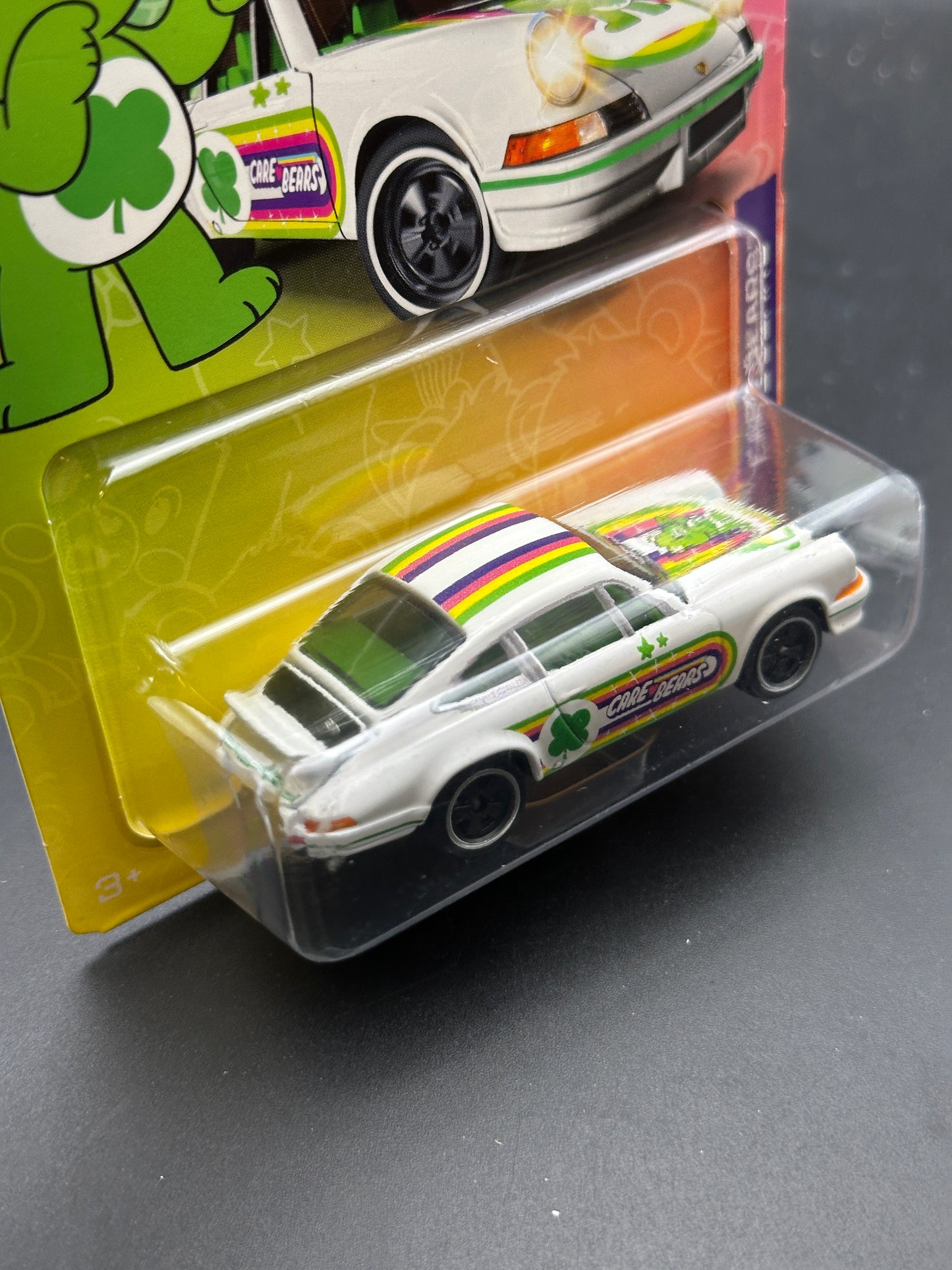 MAJORETTE PREMIUM CARS - PORSCHE 911 CARRERA RS 2.7 - CARE BEARS SPECIAL EDITION -  1/64 SCALE