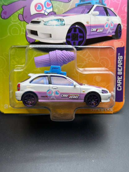 MAJORETTE PREMIUM CARS - HONDA CIVIC TYPE R EK9 - CARE BEARS SPECIAL EDITION -  1/64 SCALE