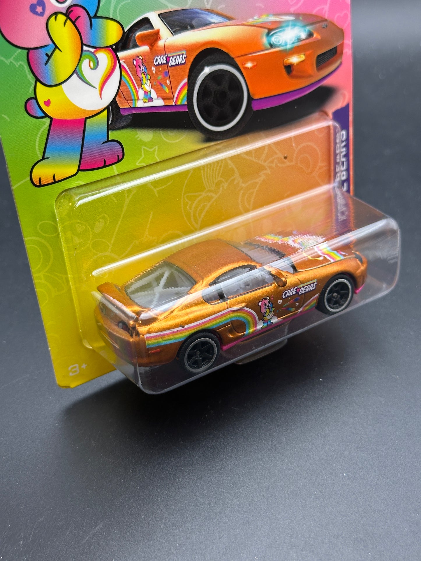 MAJORETTE PREMIUM CARS - TOYOTA SUPRA JZA80 - CARE BEARS SPECIAL EDITION -  1/64 SCALE - CHASE