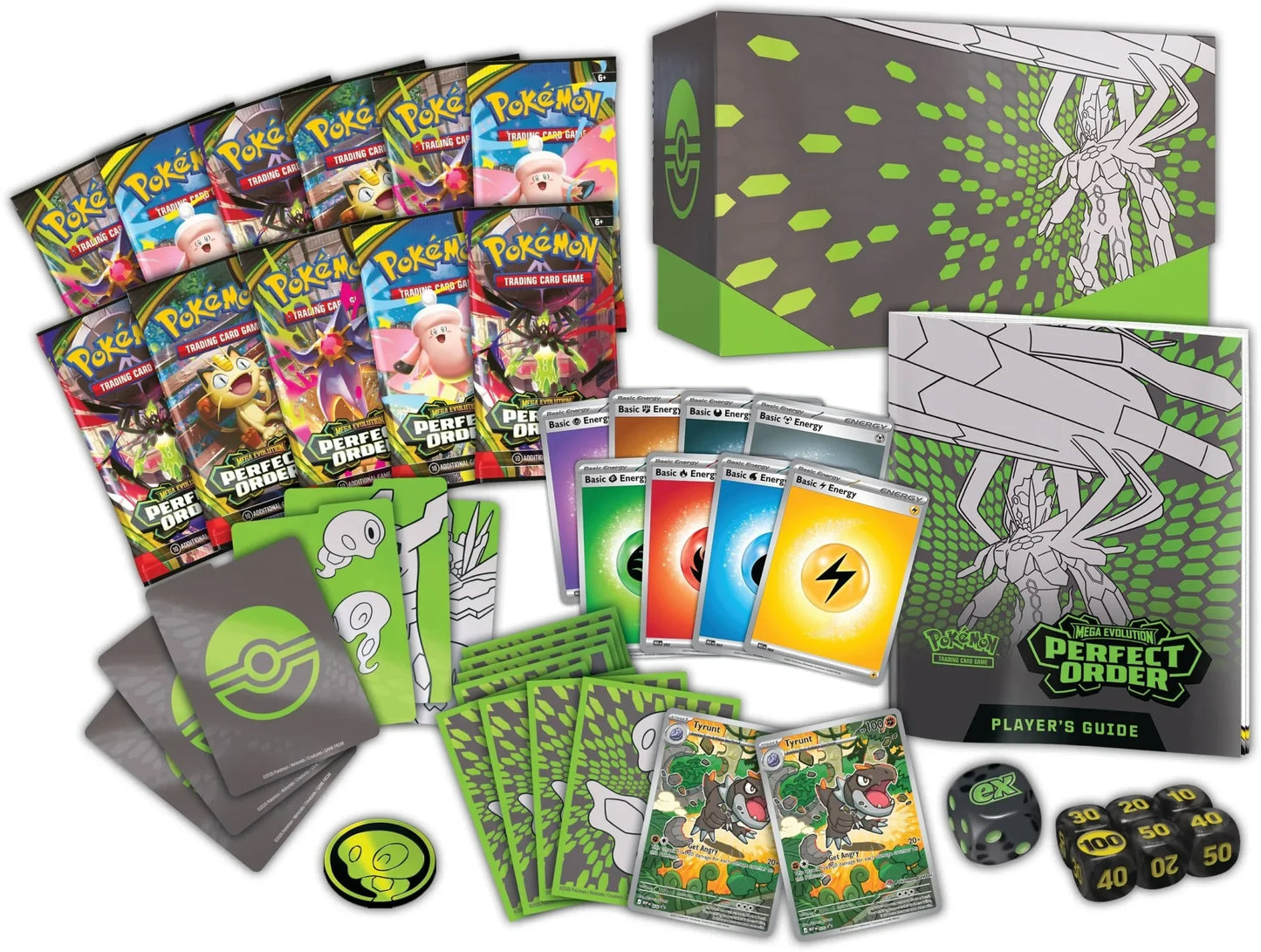 POKEMON TCG - PERFECT ORDER ELITE TRAINER BOX - POKEMON MEGA EVOLUTION