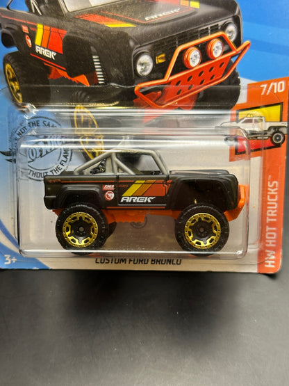 HOT WHEELS - CUSTOM BRONCO (2019) - TREASURE HUNT - HW HOT TRUCKS 7/10