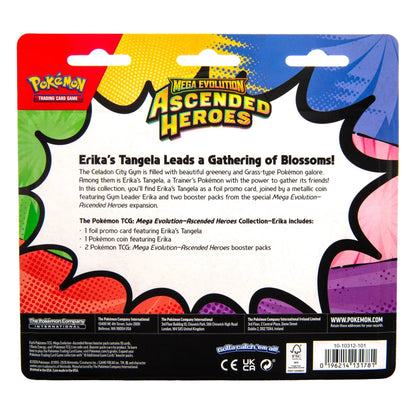 POKEMON TCG - ASCENDED HEROES - 2 PACK BLISTER - ERIKA