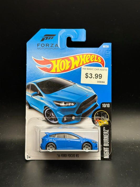 HOT WHEELS - 16 FORD FOCUS RS (2016) - HW NIGHTBURNERZ 10/10