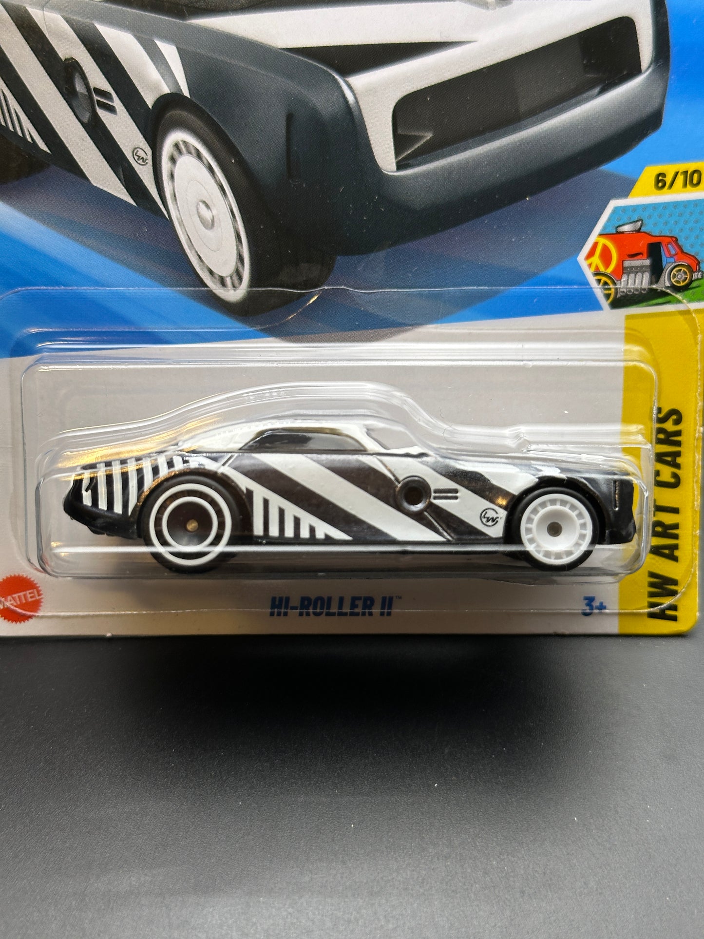 HOT WHEELS - HI-ROLLER II (2025) - HW ART CARS 6/10 - SUPER TREASURE HUNT