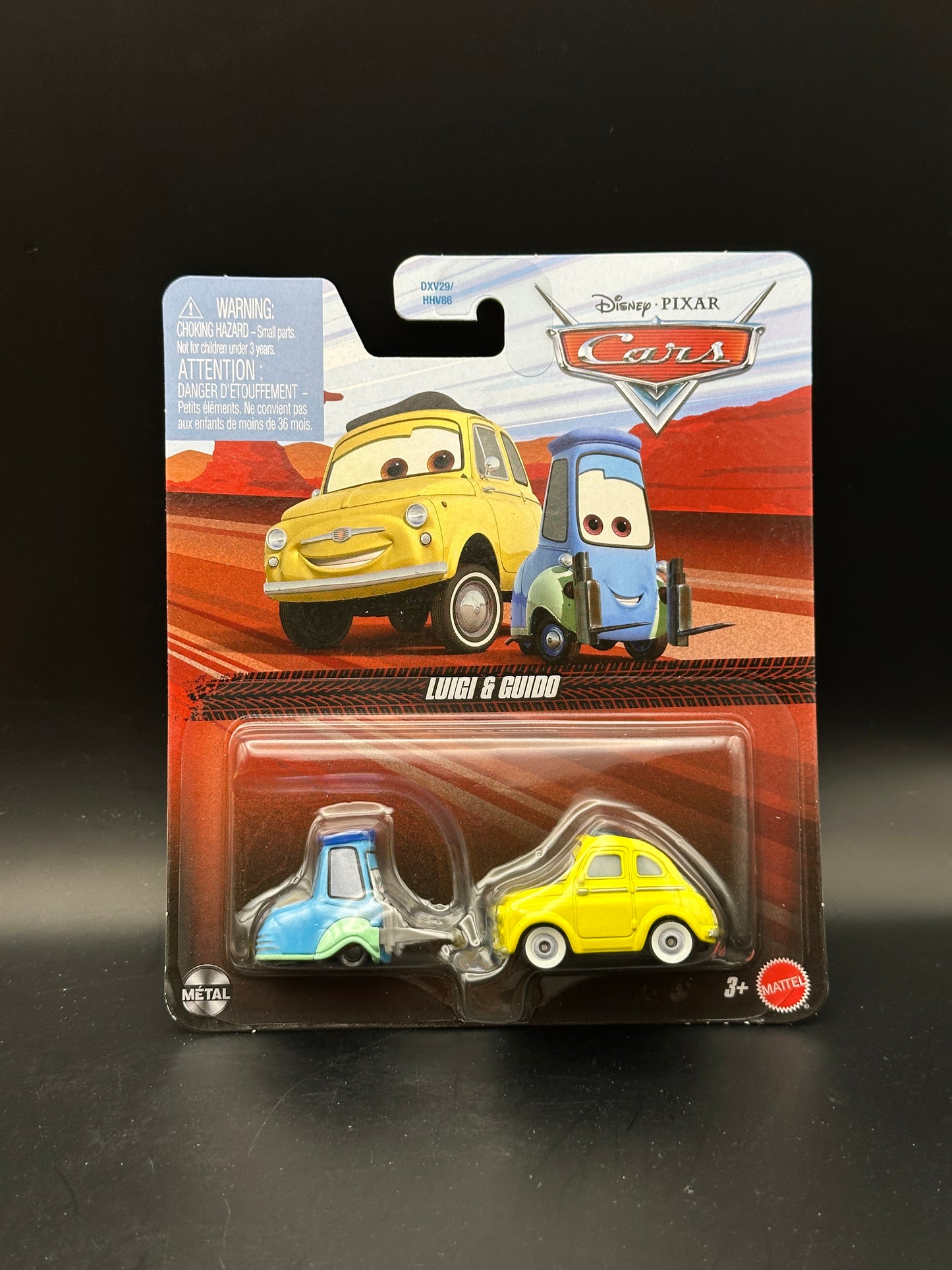 DISNEY PIXAR CARS - LUIGI AND GUIDO - CARS - DIECAST