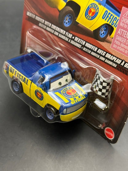 DISNEY PIXAR CARS - DEXTER HOOVER WITH CHECKERED FLAG - CARS - DIECAST