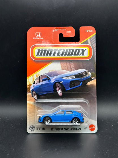 MATCHBOX - 2017 HONDA CIVIC HATCHBACK - 74/125 - DIECAST