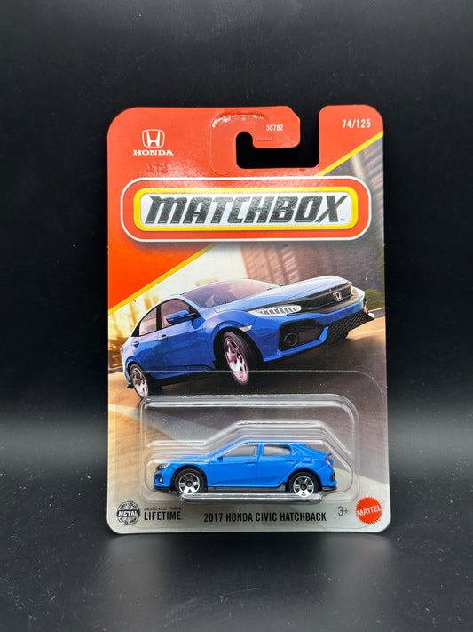 MATCHBOX - 2017 HONDA CIVIC HATCHBACK - 74/125 - DIECAST