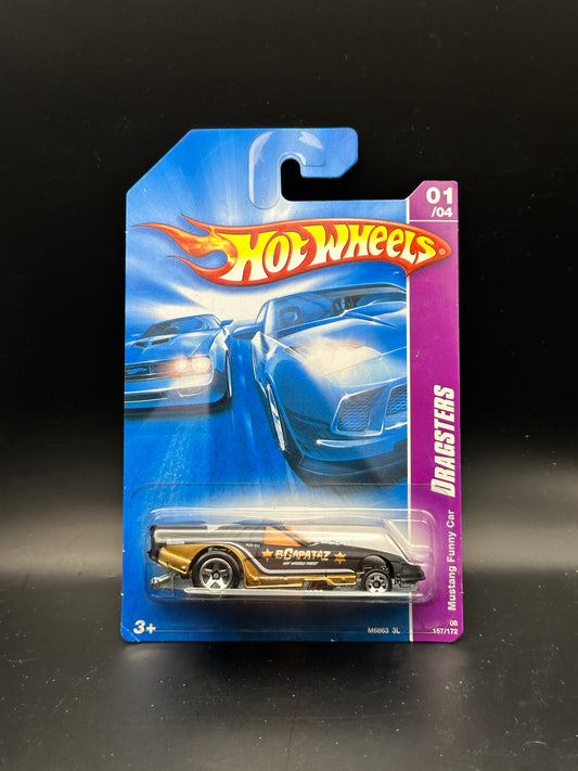 HOT WHEELS - MUSTANG FUNNY CAR (2008) - HW TEAM DRAG RACING 1/4