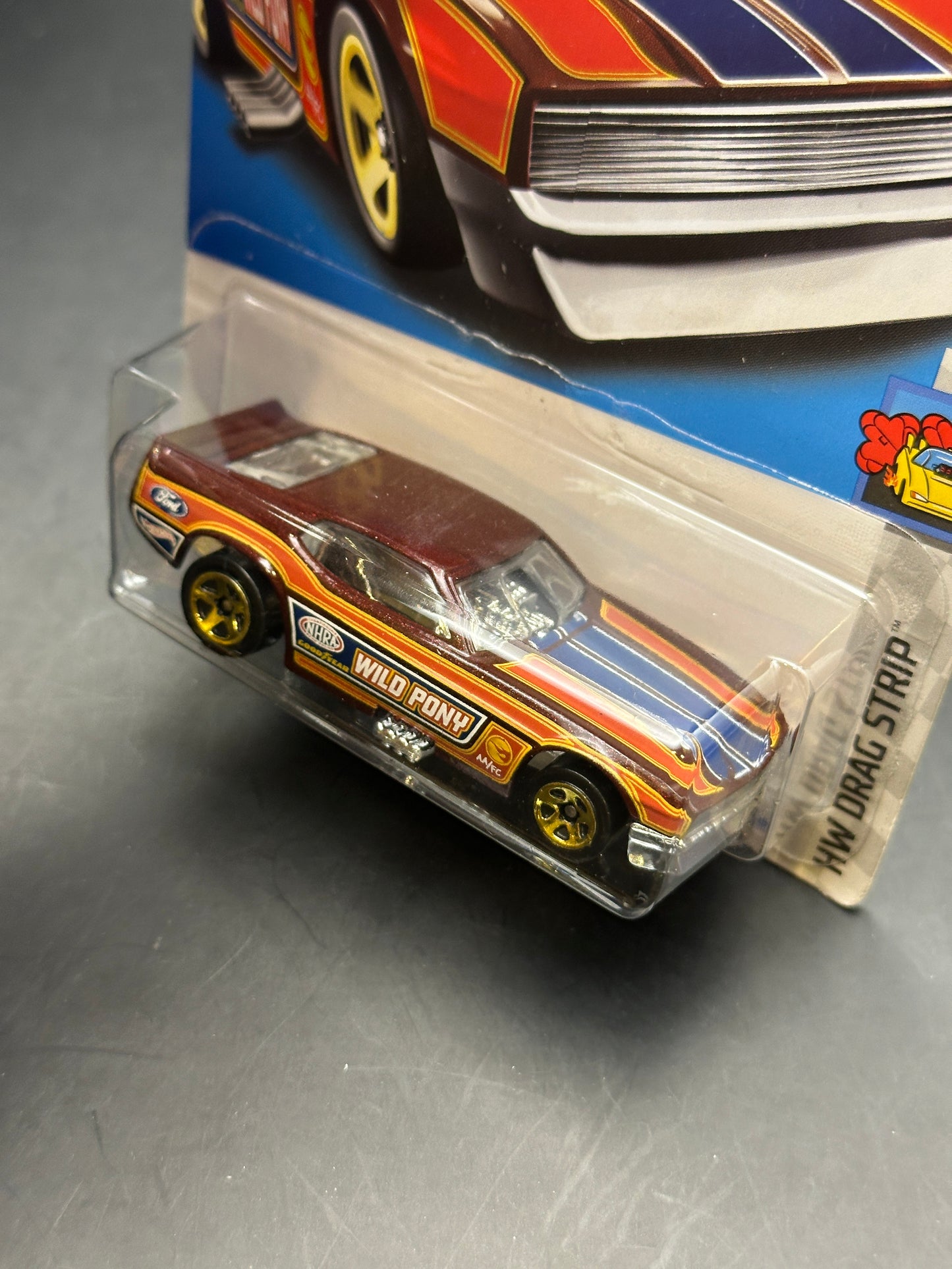HOT WHEELS - 71 MUSTANG FUNNY CAR (2022) - TREASURE HUNT - HW DRAG STRIP 9/10