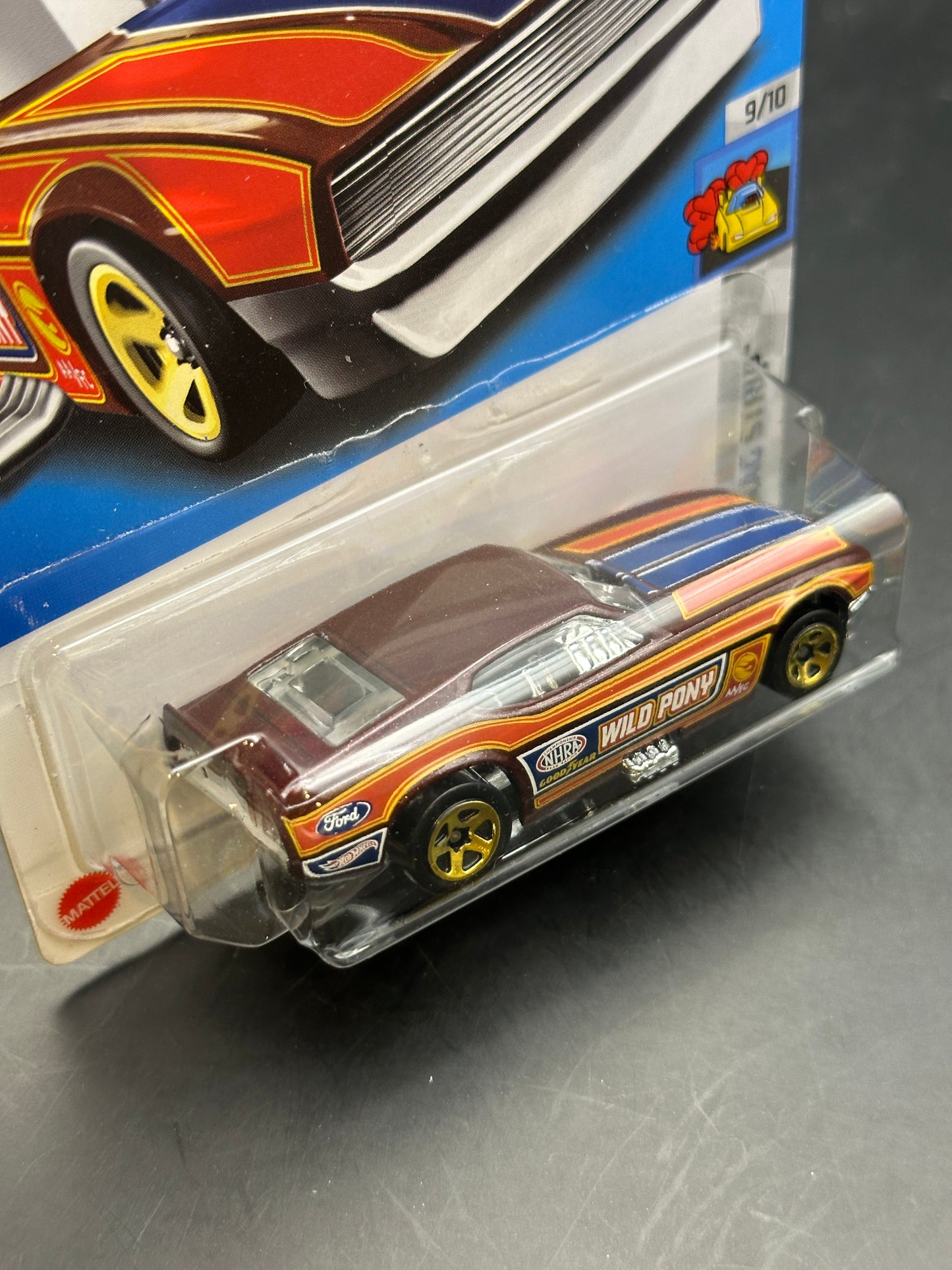 HOT WHEELS - 71 MUSTANG FUNNY CAR (2022) - TREASURE HUNT - HW DRAG STRIP 9/10