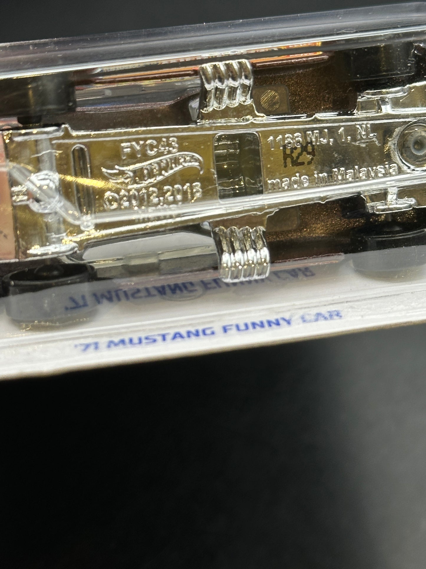 HOT WHEELS - 71 MUSTANG FUNNY CAR (2022) - TREASURE HUNT - HW DRAG STRIP 9/10