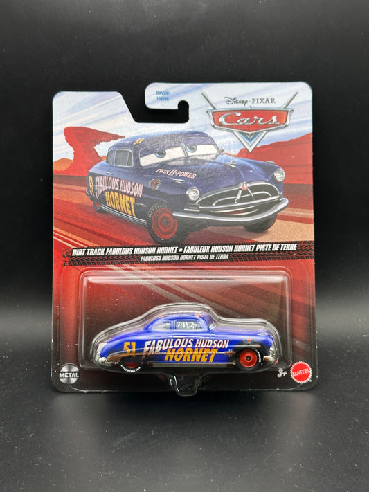 DISNEY PIXAR CARS - DIRT TRACK FABULOUS HUDSON HORNET - CARS - DIECAST