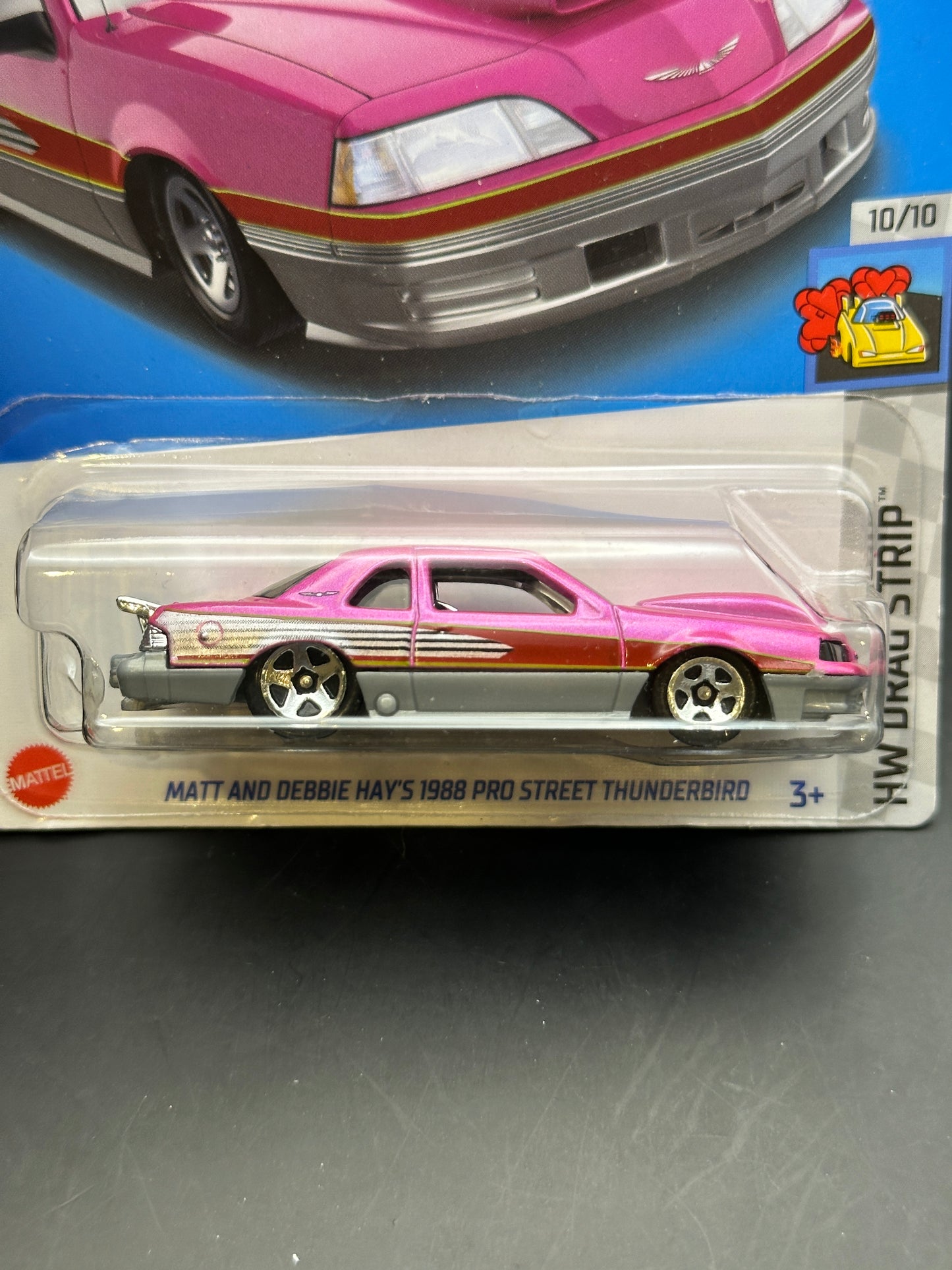 HOT WHEELS - MATT & DEBBIE HAYS 1988 PRO STREET THUNDERBIRD (2022) - HW DRAG STRIP 10/10