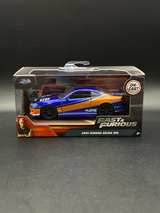 JADA DIECAST CARS - 2001 NISSAN SILVIA S15 - FAST FURIOUS 1/32 SCALE