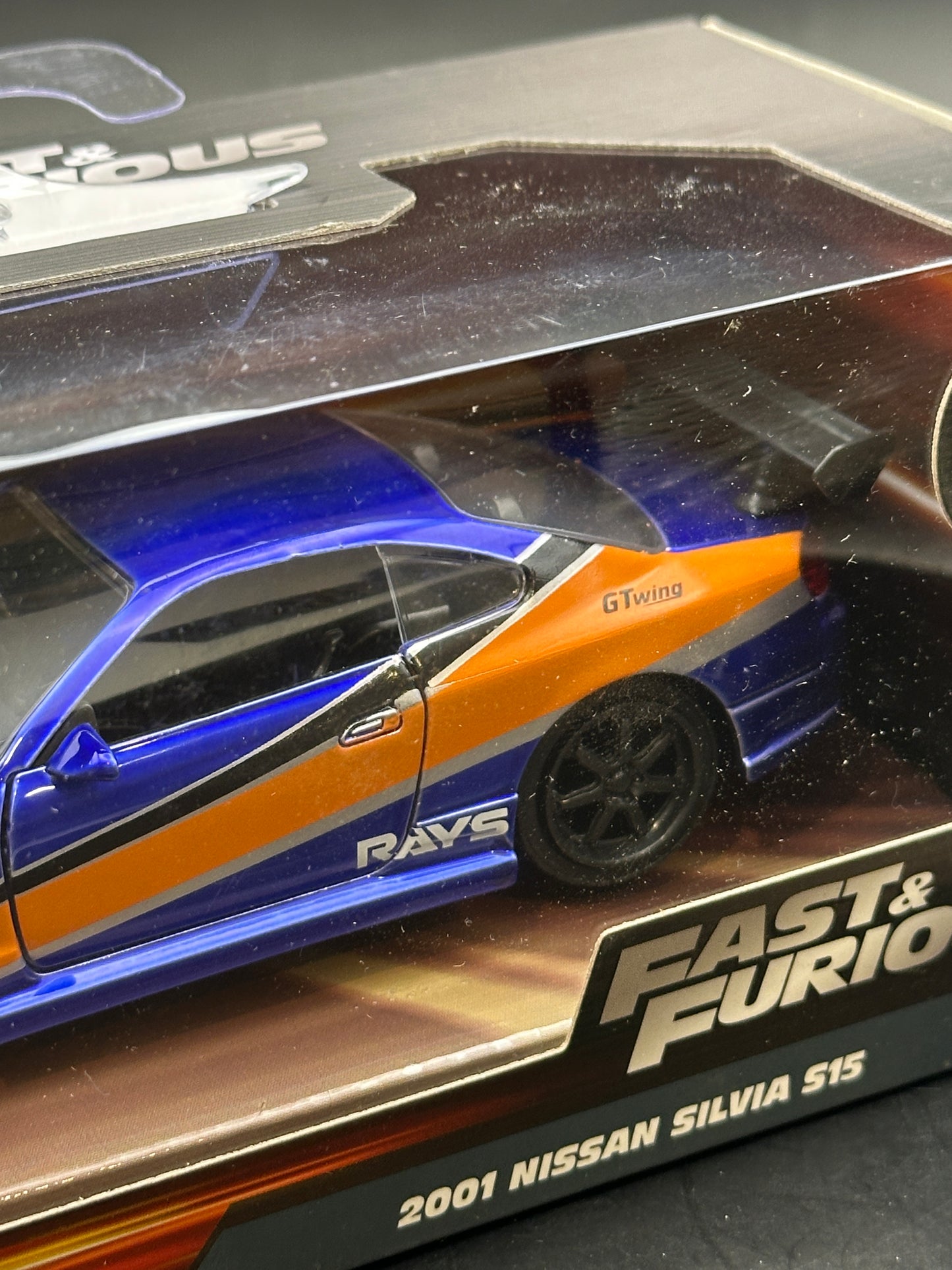 JADA DIECAST CARS - 2001 NISSAN SILVIA S15 - FAST FURIOUS 1/32 SCALE