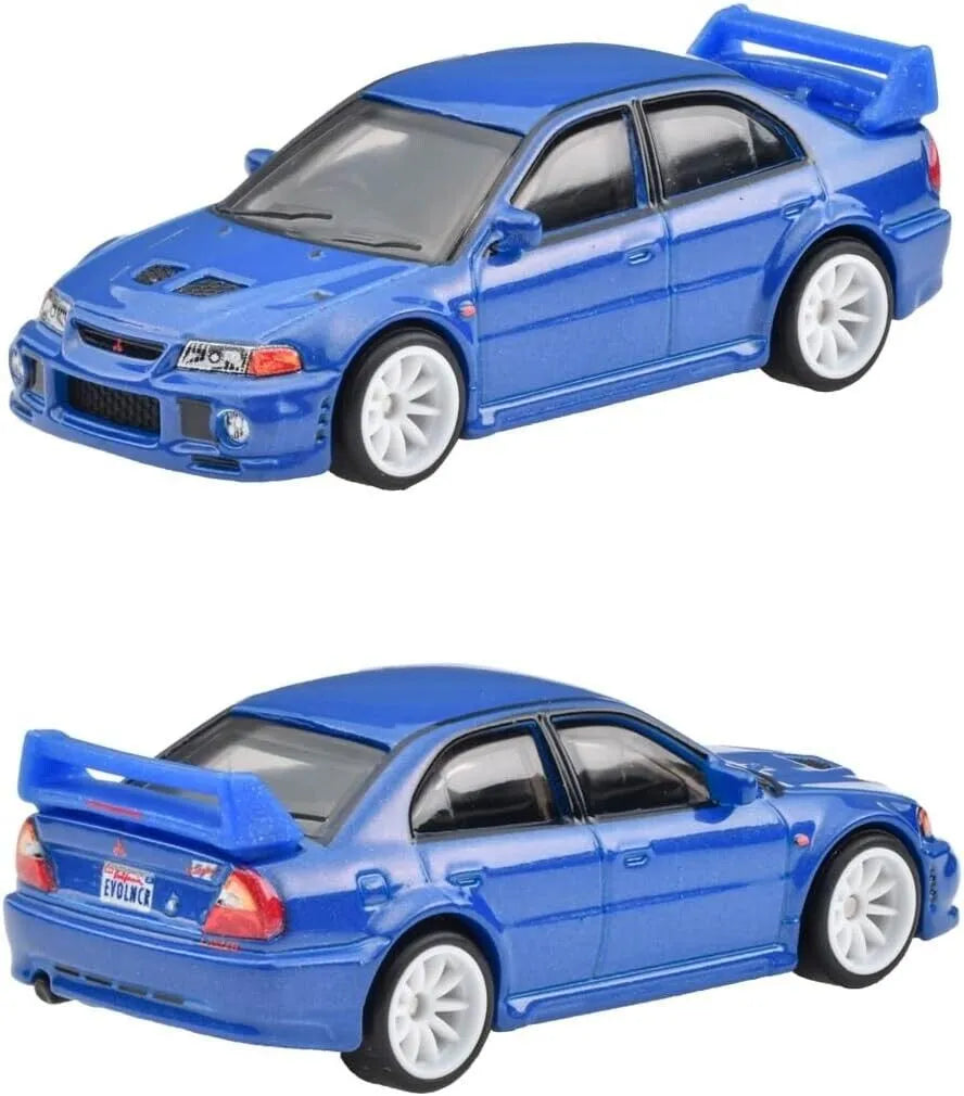 HOT WHEELS - MITSUBISHI LANCER EVOLUTION VI & 95 MITSUBISHI ECLIPSE (2023) - 2 PACK - PREMIUM / CAR CULTURE