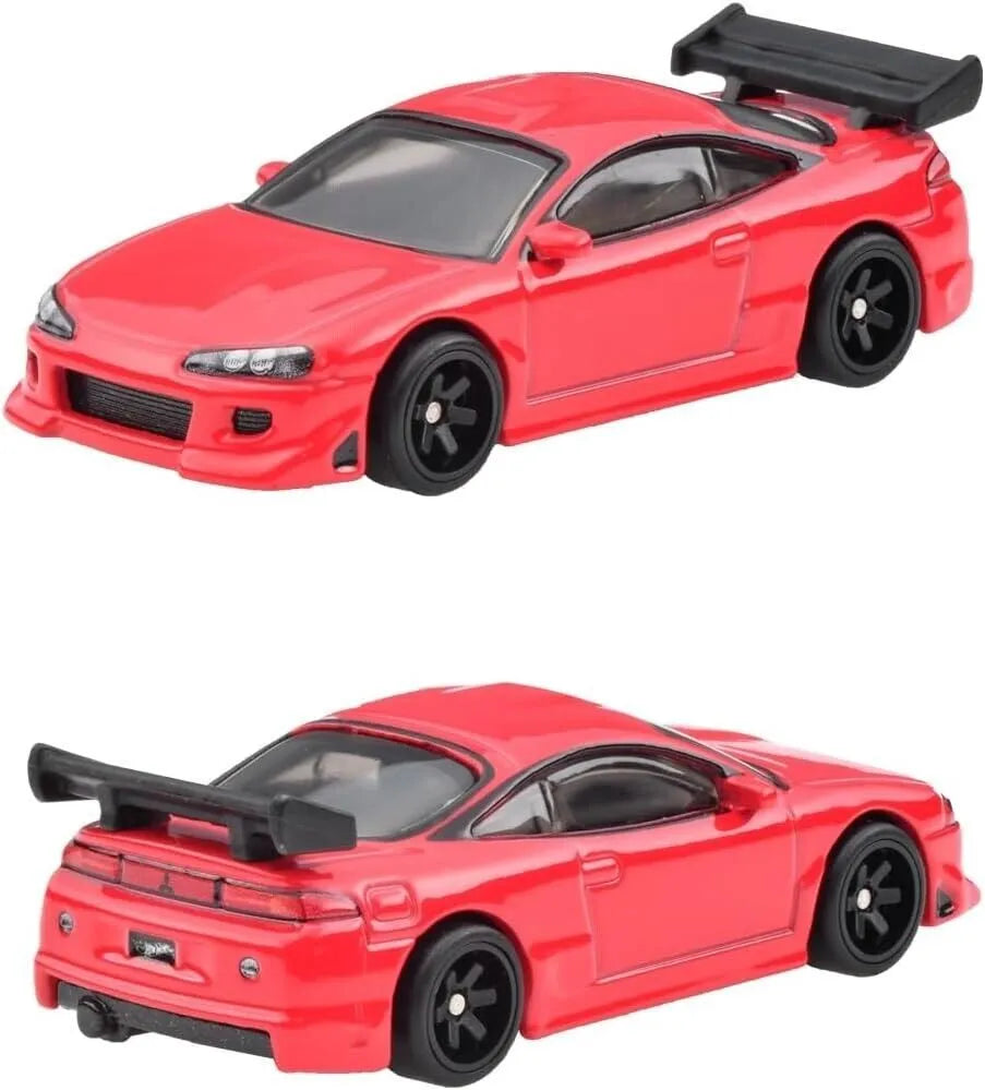 HOT WHEELS - MITSUBISHI LANCER EVOLUTION VI & 95 MITSUBISHI ECLIPSE (2023) - 2 PACK - PREMIUM / CAR CULTURE