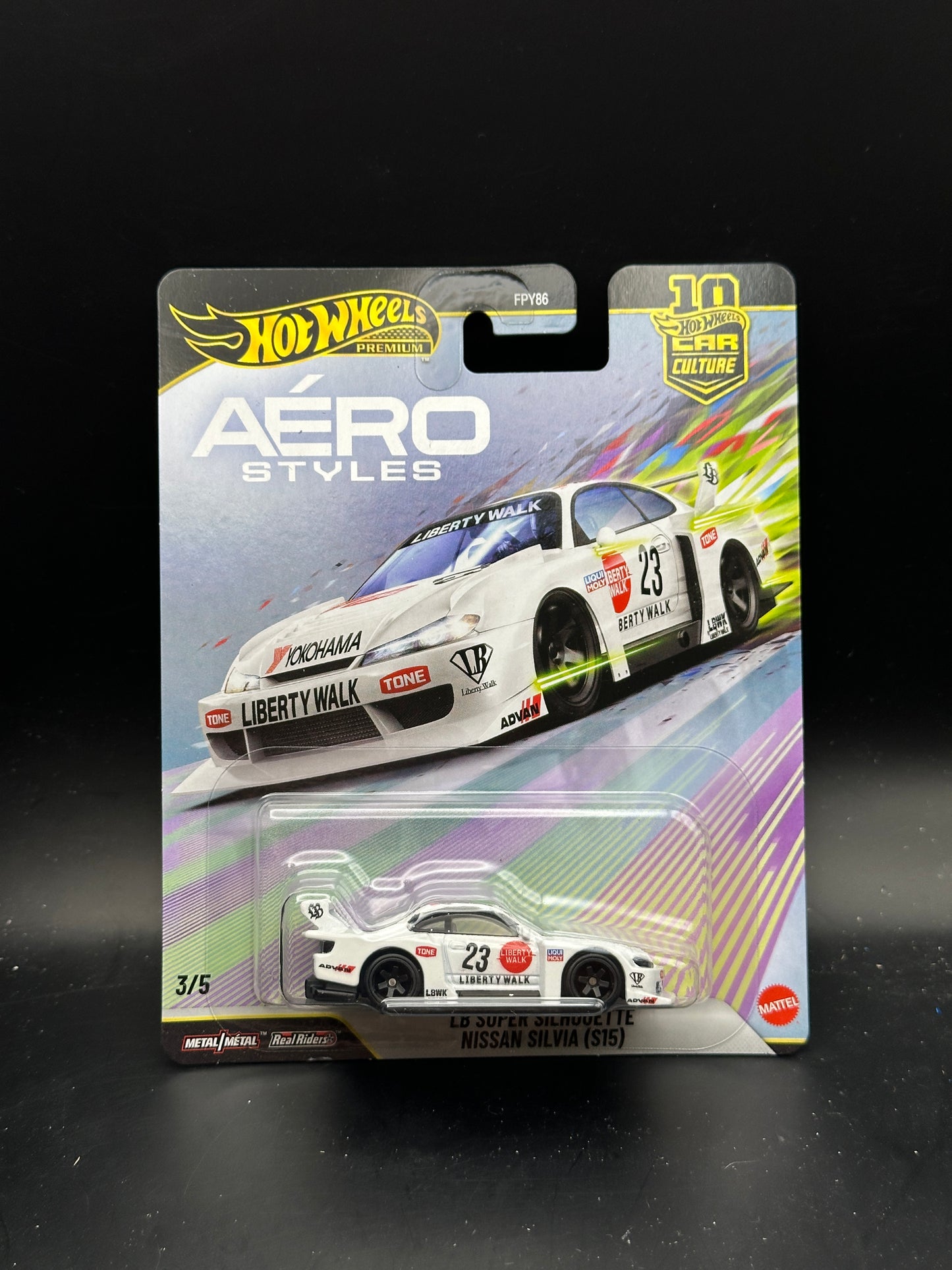 HOT WHEELS - LB SUPER SILHOUETTE NISSAN SILVIA S15 (2026) - CAR CULTURE - AERO STYLE 3/5