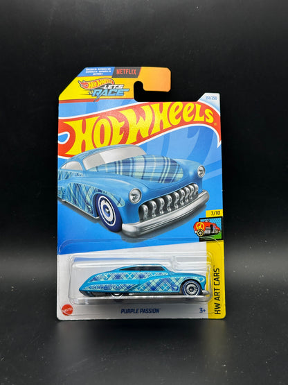 HOT WHEELS - PURPLE PASSION (2024) - TREASURE HUNT - HW ART CARS 7/10
