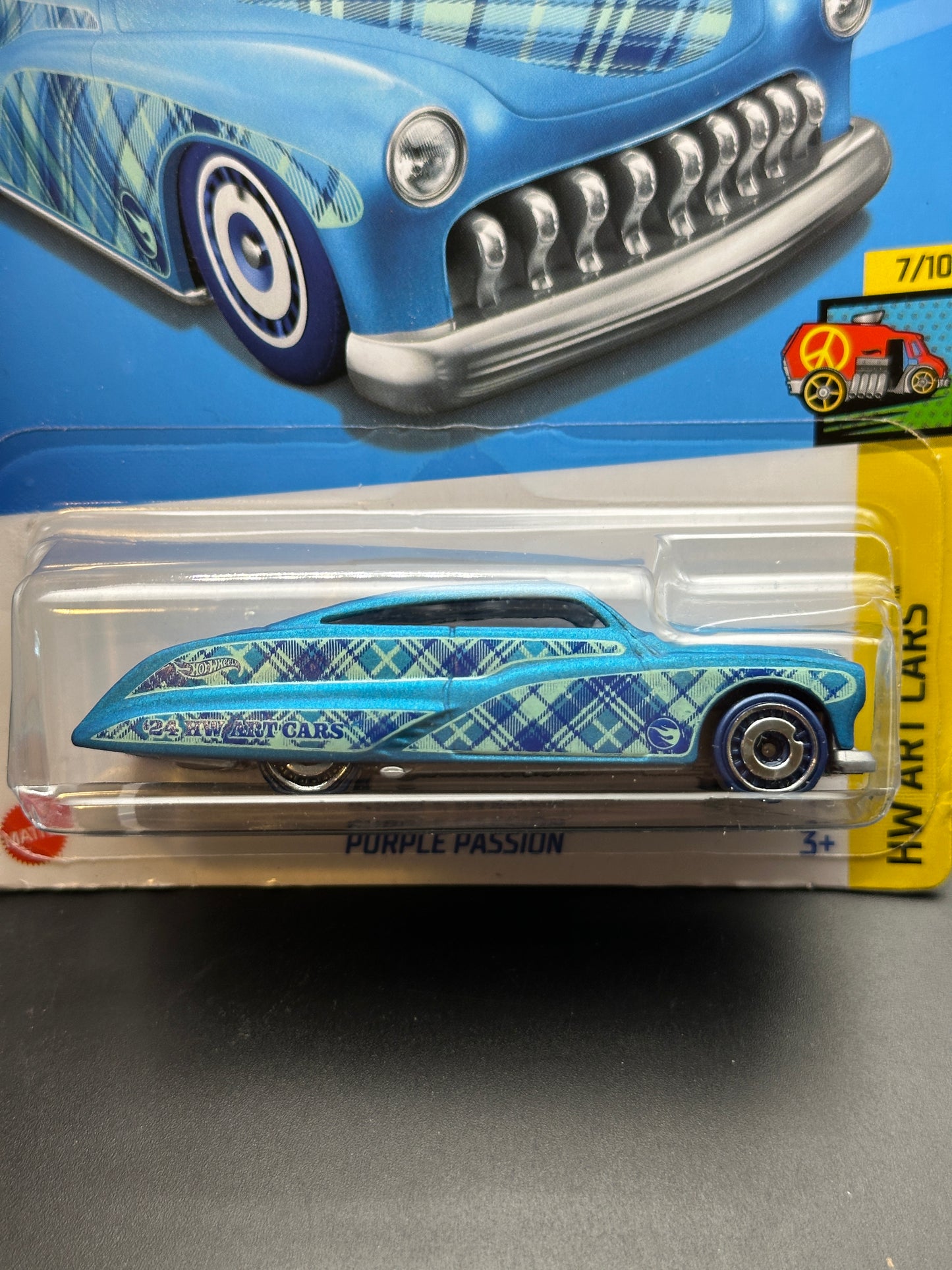 HOT WHEELS - PURPLE PASSION (2024) - TREASURE HUNT - HW ART CARS 7/10