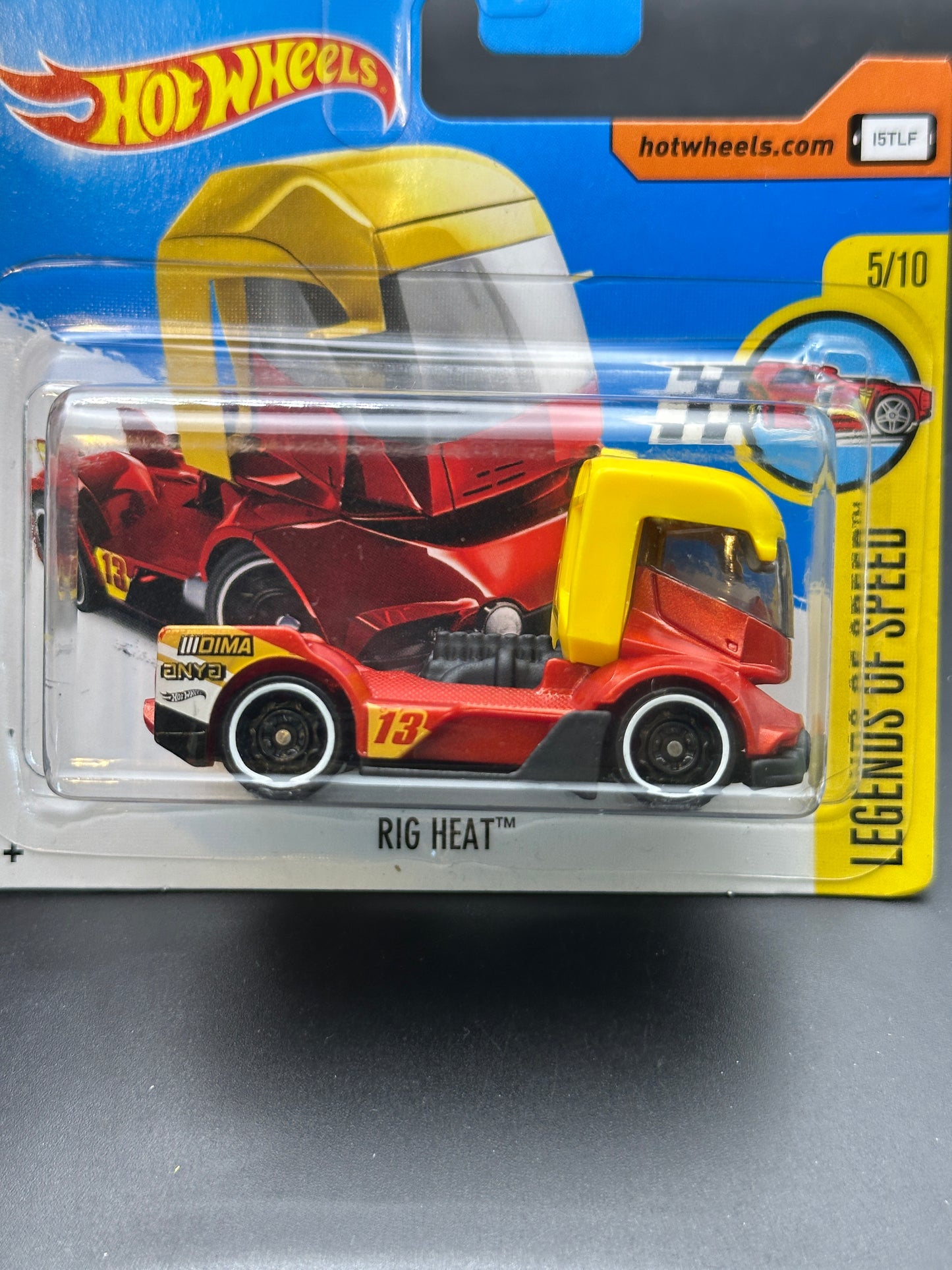 HOT WHEELS - RIG HEAT (2017) - HW LEGENDS OF SPEED 5/10