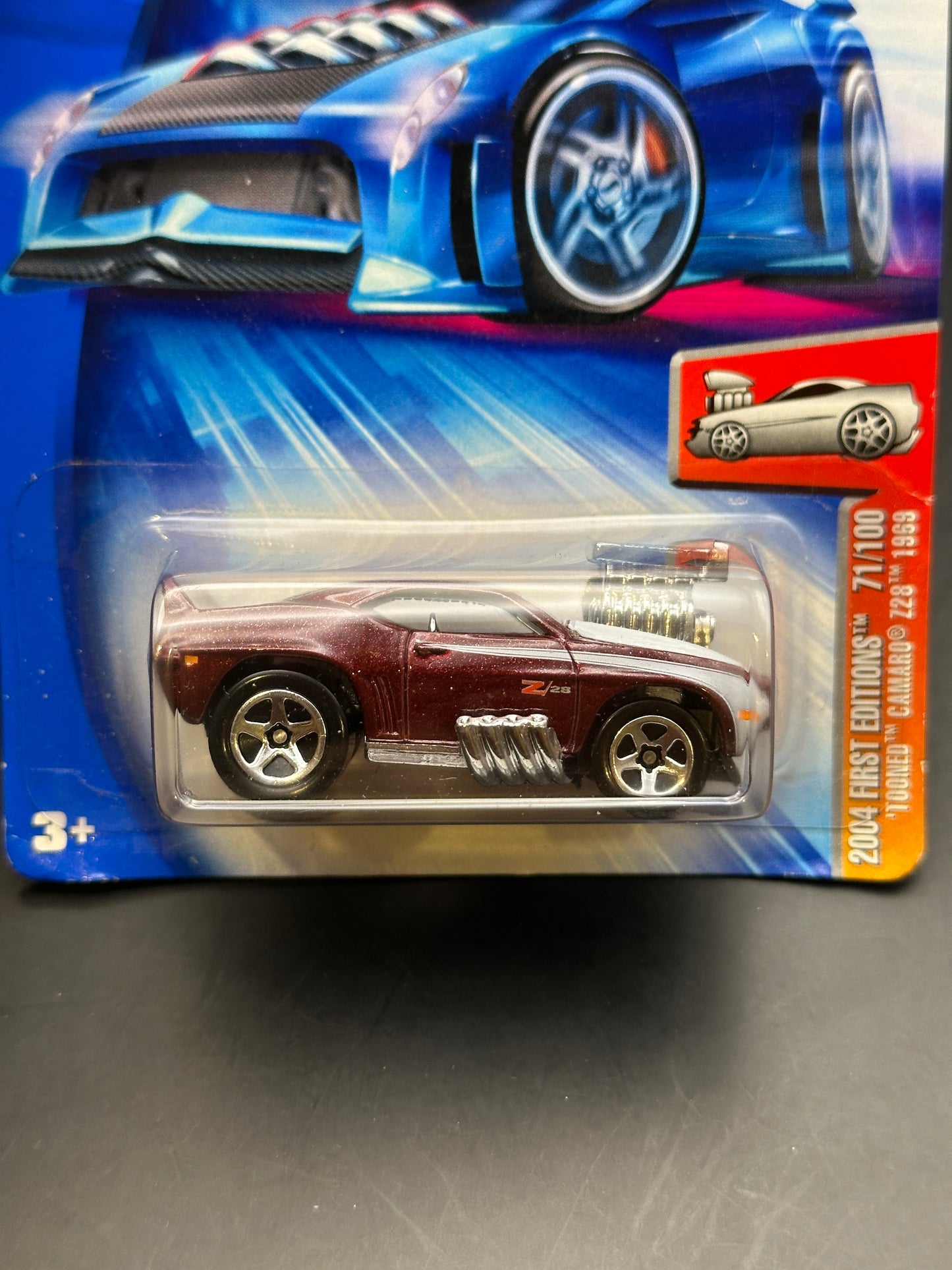 HOT WHEELS - TOONED 69 CAMARO Z28 (2004) - HW 2004 FIRST EDITIONS 71/100