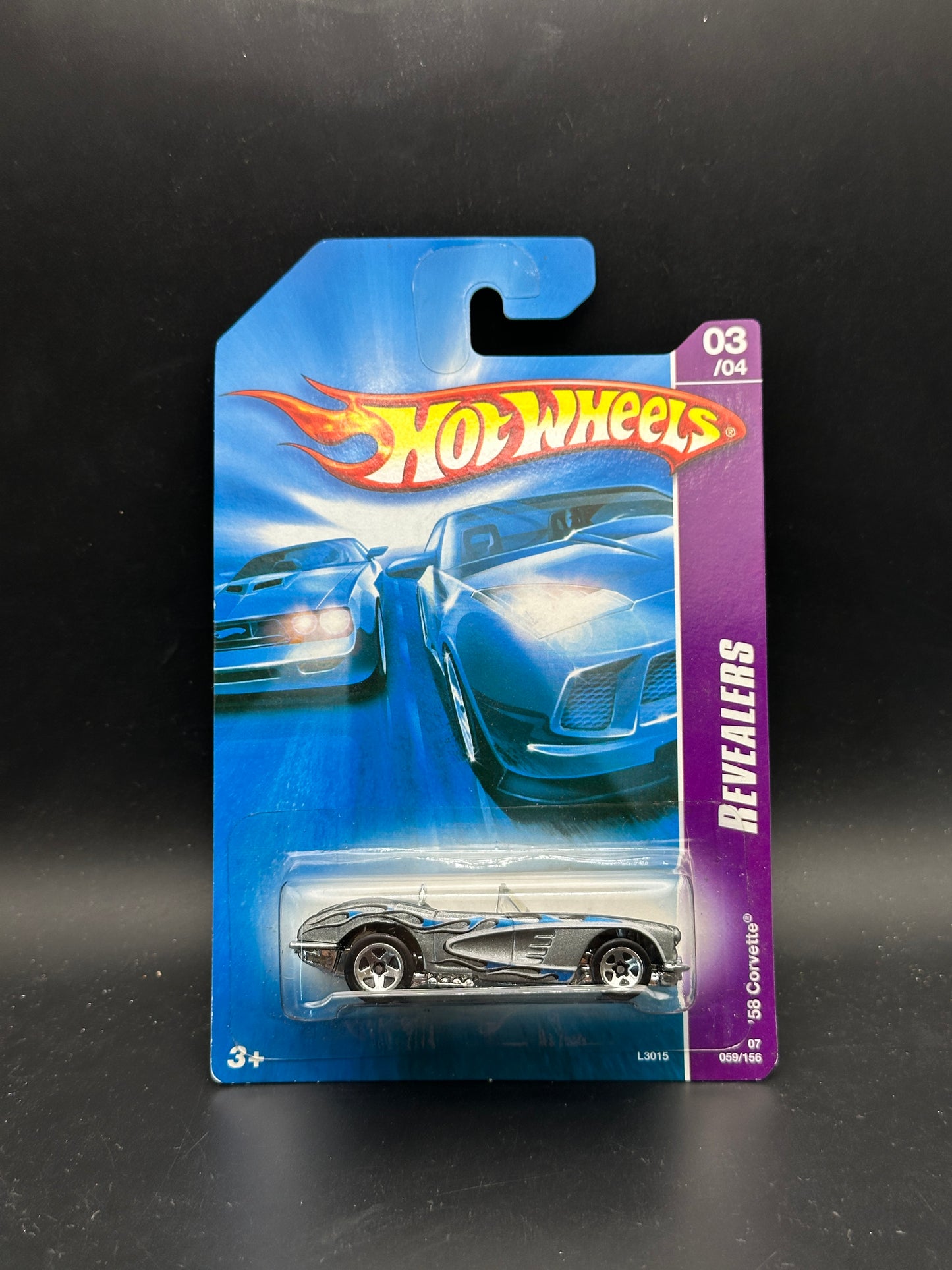 HOT WHEELS - 58 CORVETTE (2007) - HW REVEALERS 3/4