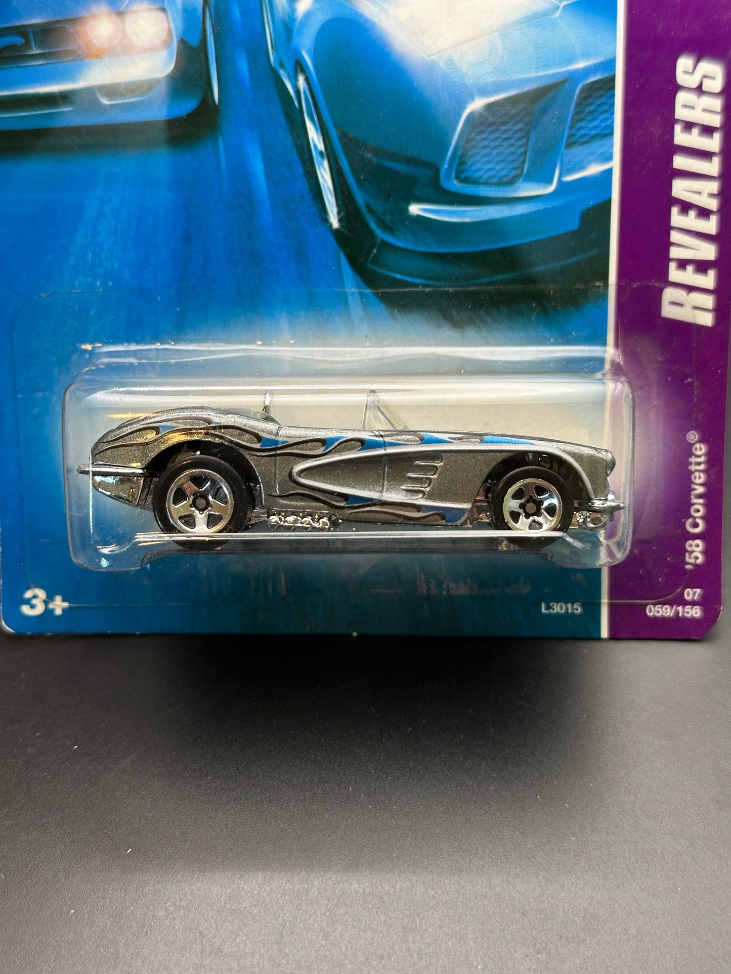 HOT WHEELS - 58 CORVETTE (2007) - HW REVEALERS 3/4