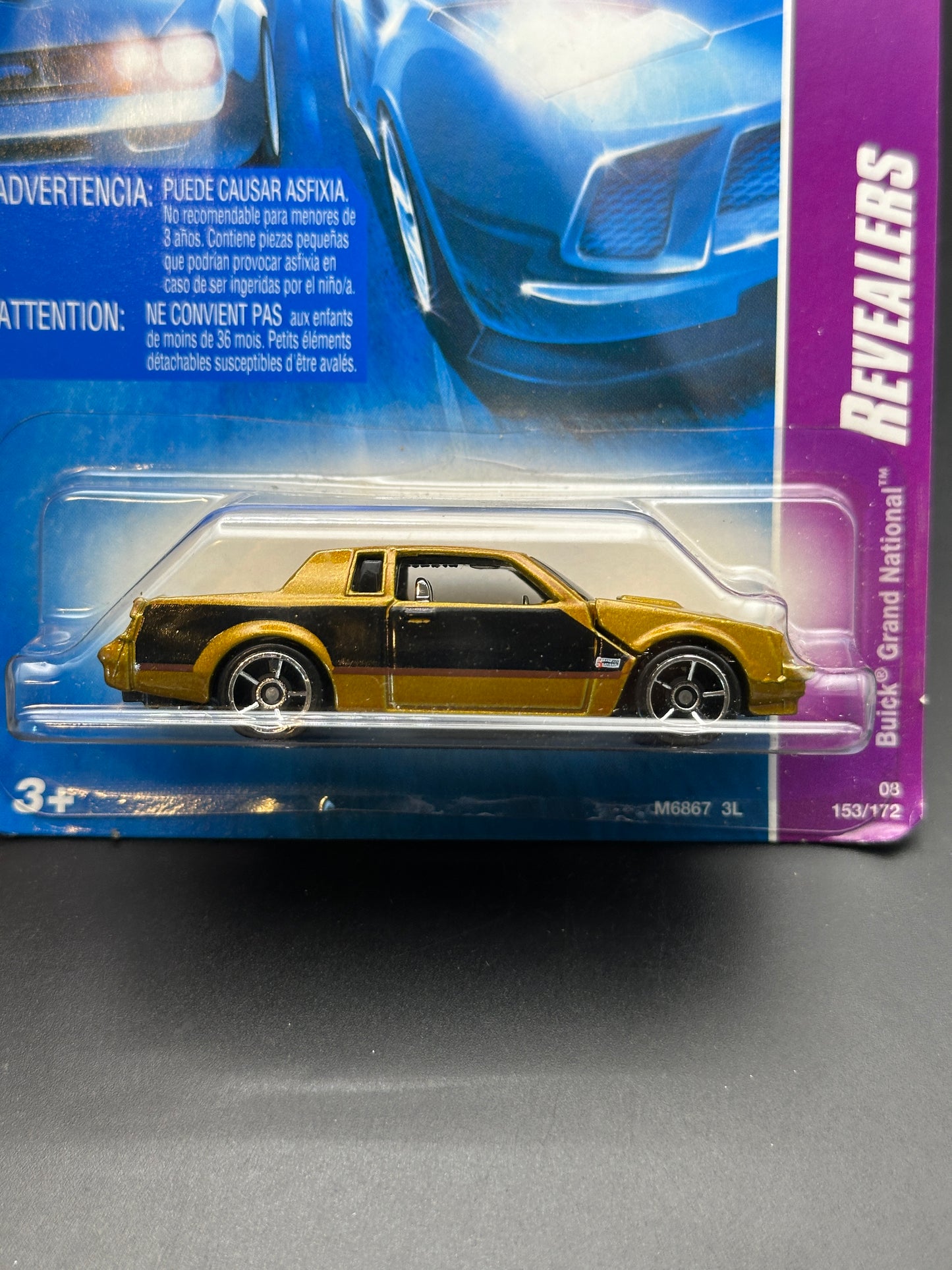 HOT WHEELS - BUICK GRAND NATIONAL (2008) - HW REVEALERS 1/4