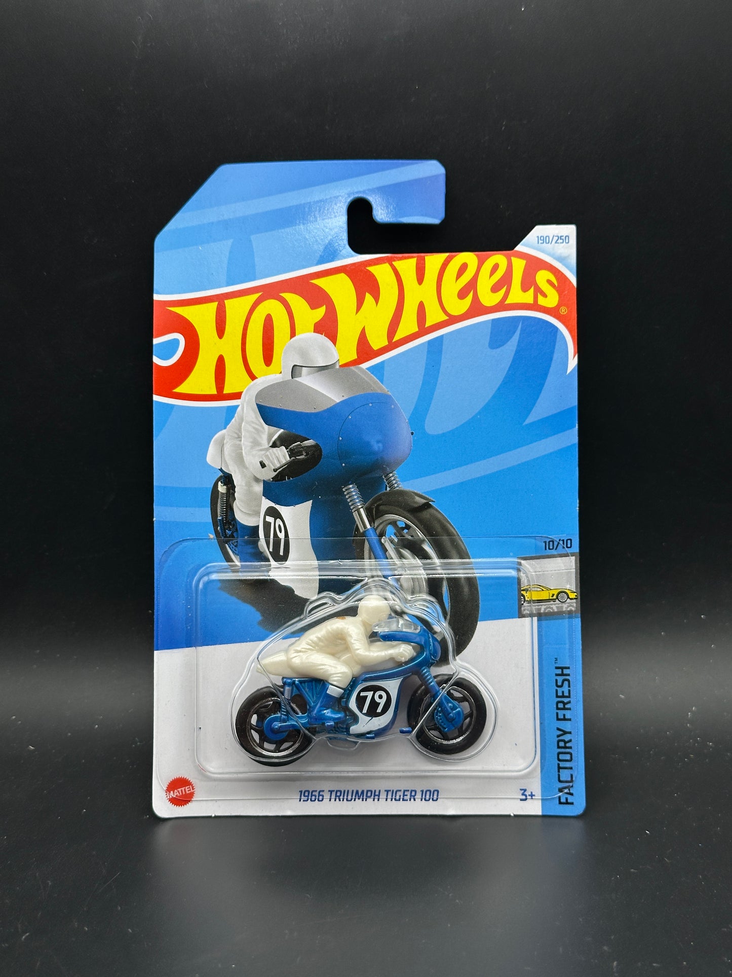 HOT WHEELS - 1966 TRIUMPH TIGER 100 (2024) - HW FACTORY FRESH 10/10