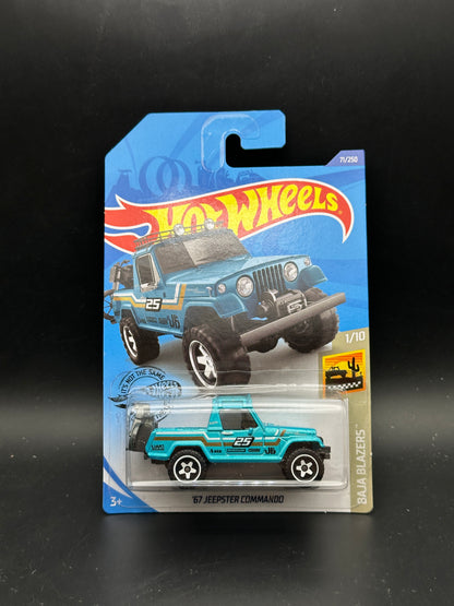 HOT WHEELS - 67 JEEPSTER COMMANDO (2020) - HW BAJA BLAZERS 1/10