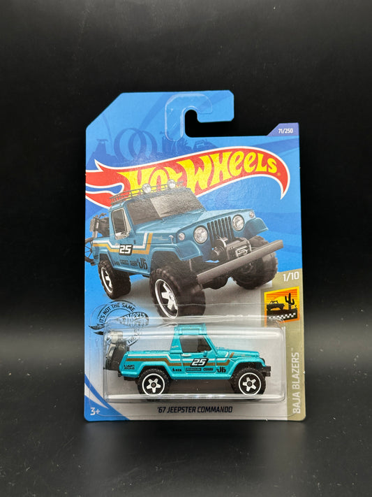 HOT WHEELS - 67 JEEPSTER COMMANDO (2020) - HW BAJA BLAZERS 1/10