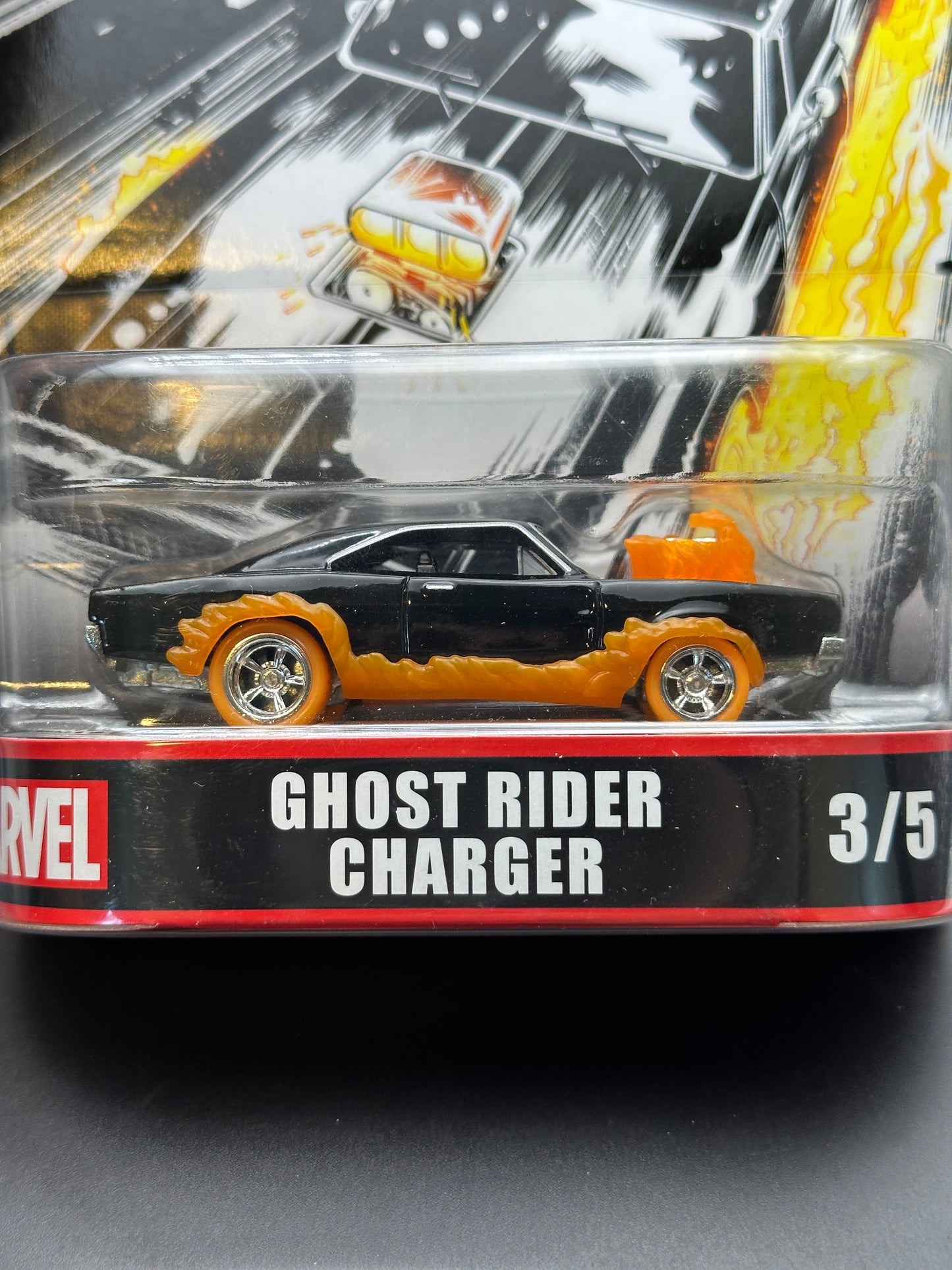 HOT WHEELS - GHOST RIDER CHARGER (2018) - REPLICA ENTERTAINMENT MARVEL 3/5