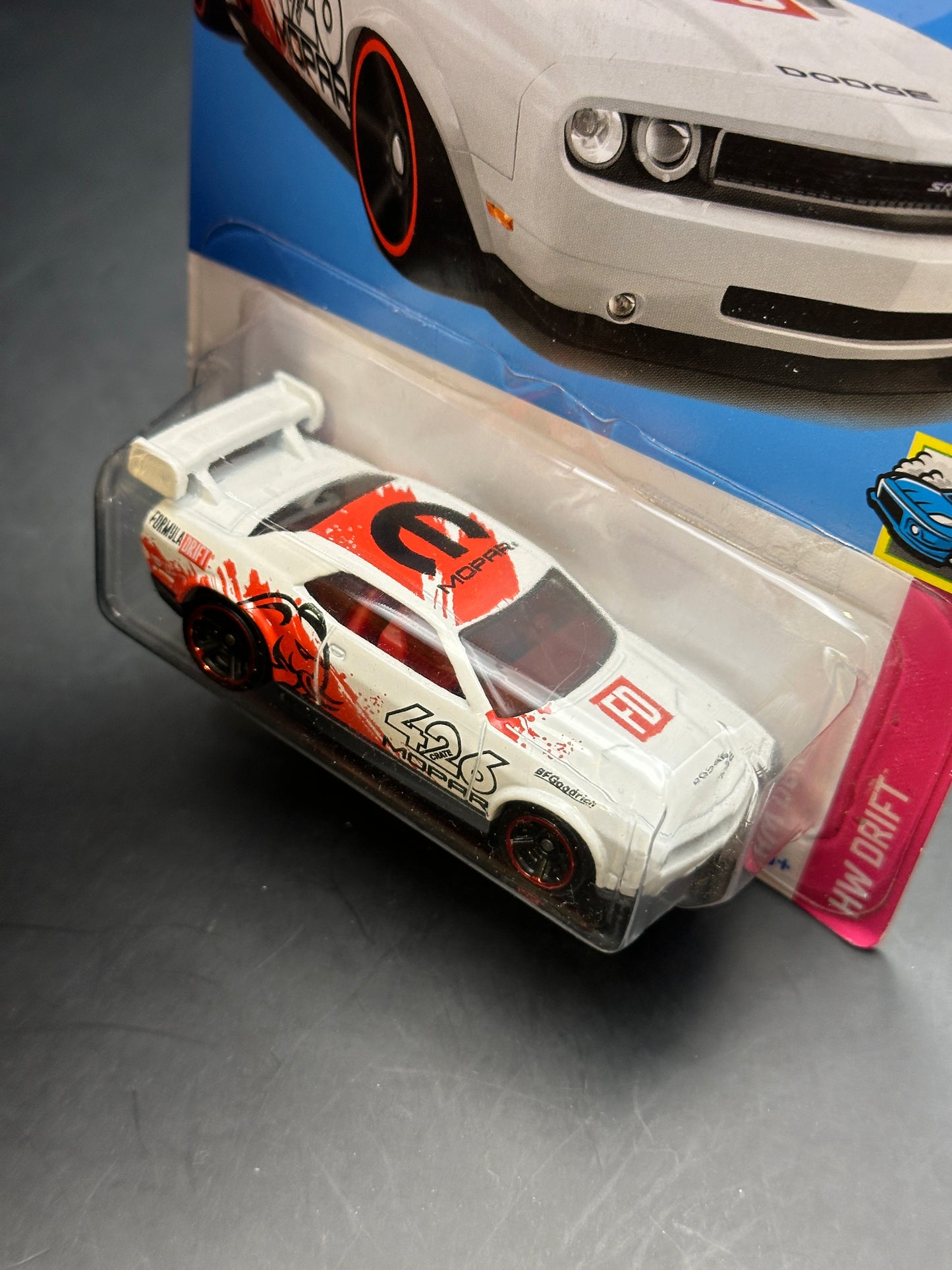 HOT WHEELS - DODGE CHALLENGER DRIFT CAR (2022) - HW DRIFT 3/5