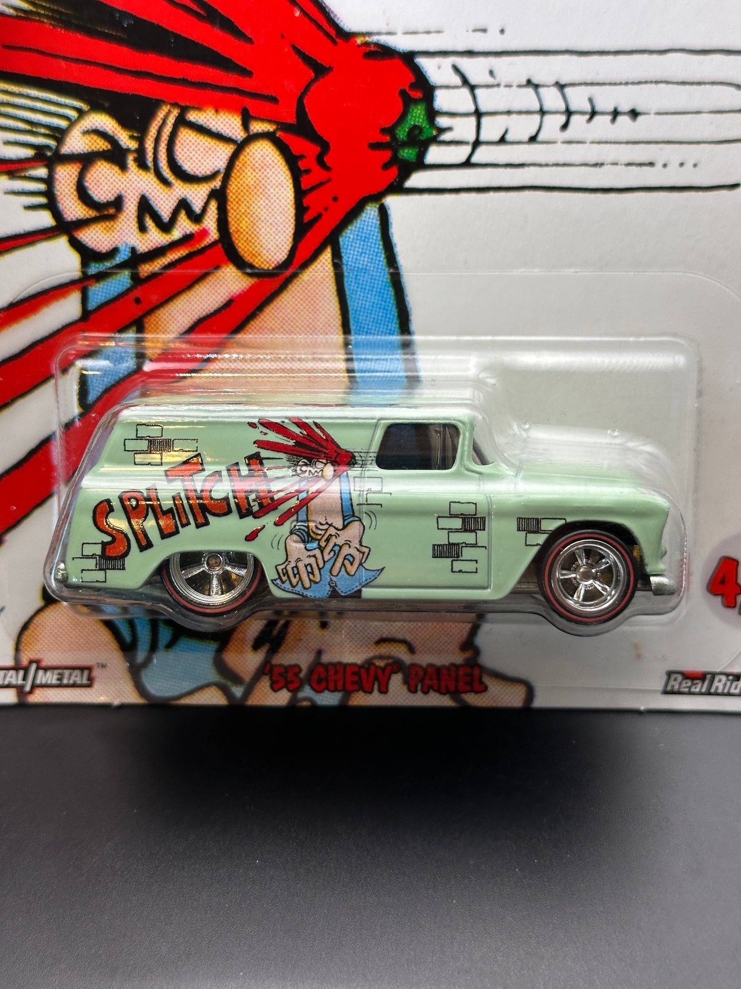 HOT WHEELS - 55 CHEVY PANEL (2017) - MAD MAGAZINE - POP CULTURE 4/5