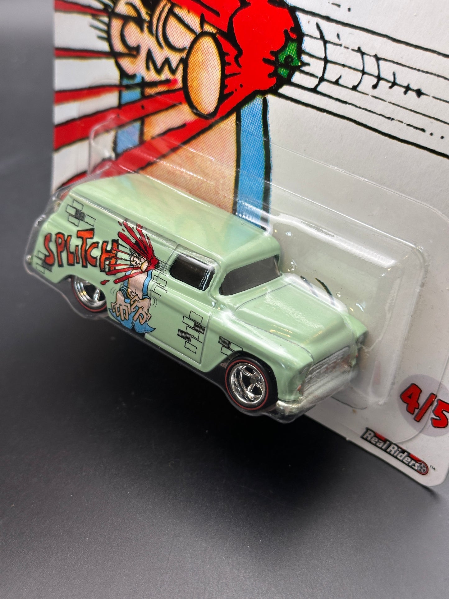 HOT WHEELS - 55 CHEVY PANEL (2017) - MAD MAGAZINE - POP CULTURE 4/5