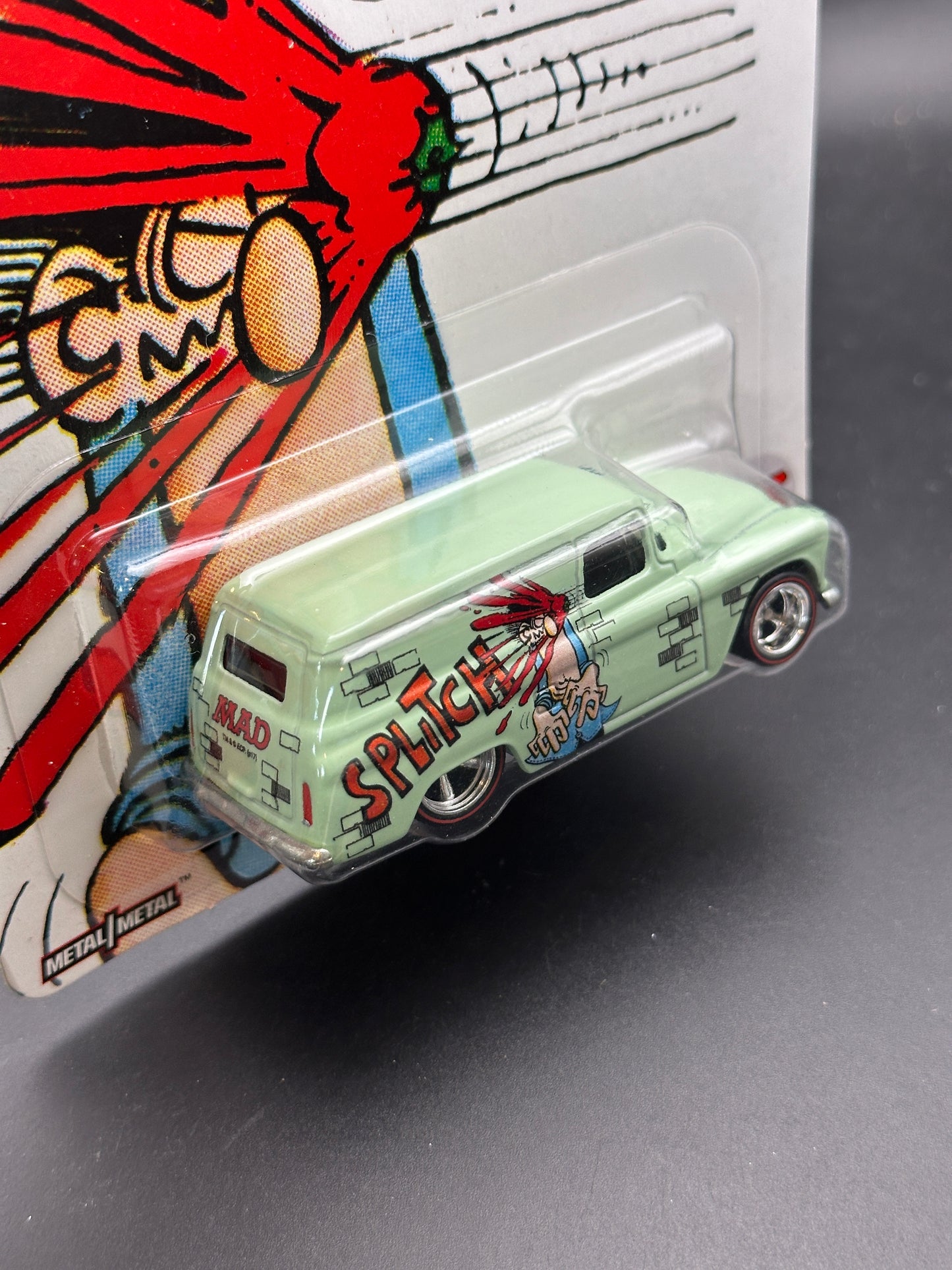 HOT WHEELS - 55 CHEVY PANEL (2017) - MAD MAGAZINE - POP CULTURE 4/5