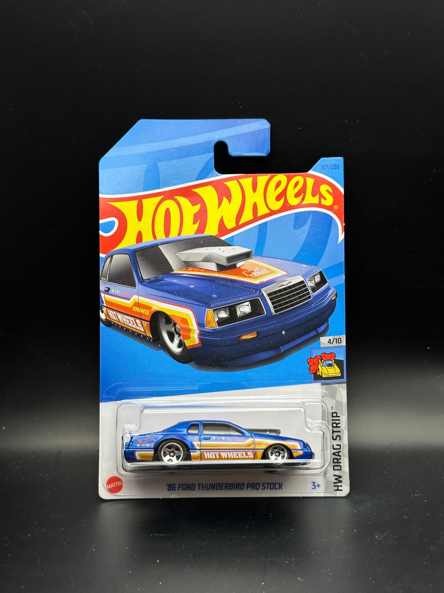 HOT WHEELS - 86 FORD THUNDERBIRD PRO STOCK (2023) - HW DRAG STRIP 4/10