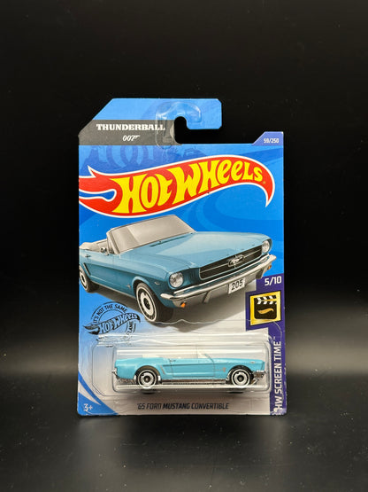 HOT WHEELS - 65 FORD MUSTANG CONVERTIBLE (2020) - HW SCREEN TIME 5/10