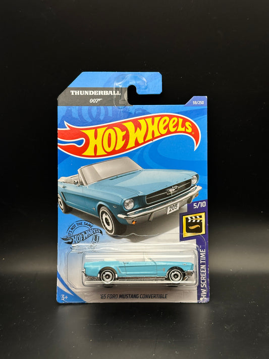 HOT WHEELS - 65 FORD MUSTANG CONVERTIBLE (2020) - HW SCREEN TIME 5/10