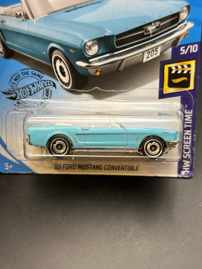 HOT WHEELS - 65 FORD MUSTANG CONVERTIBLE (2020) - HW SCREEN TIME 5/10