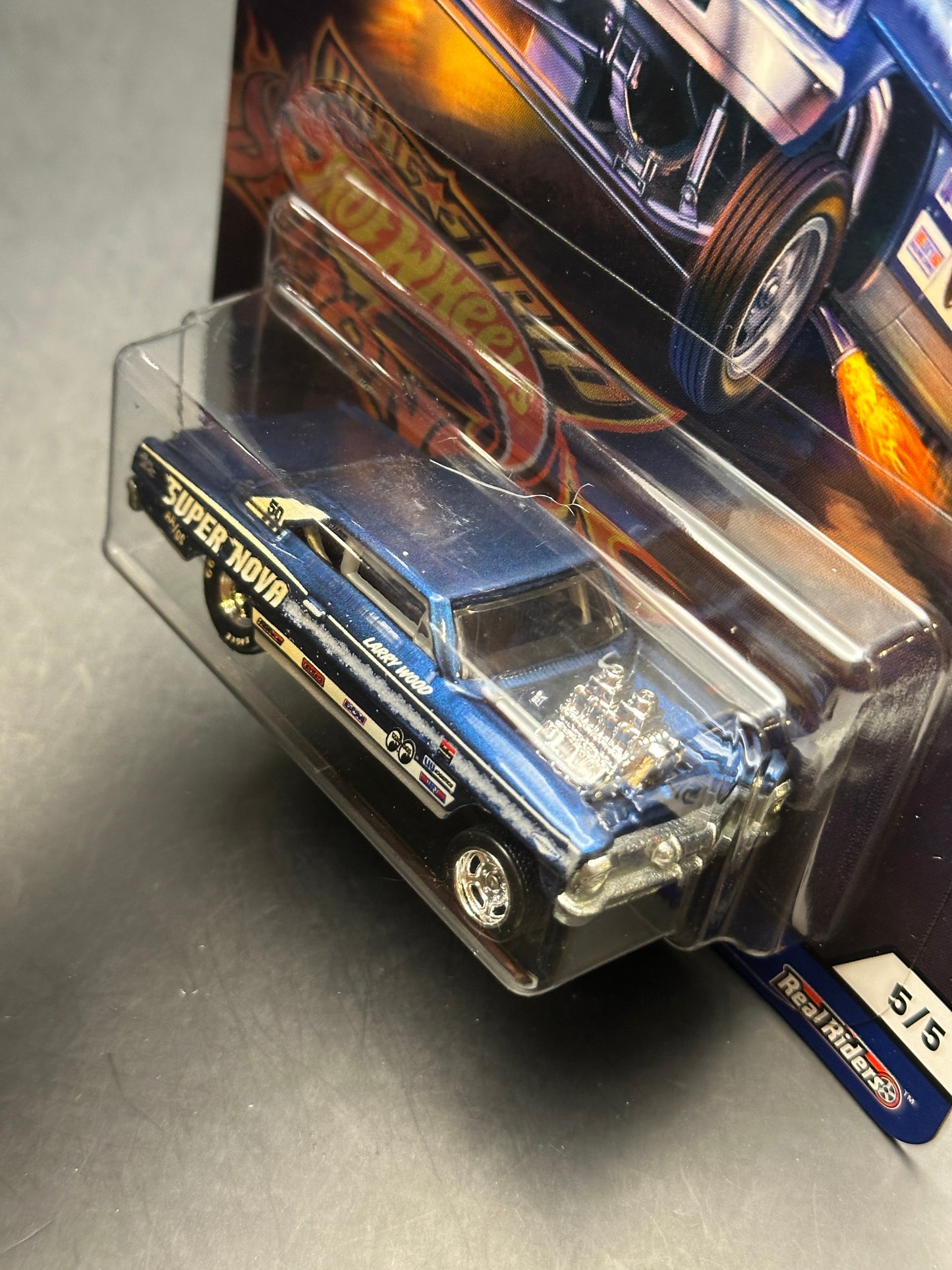 DAMAGED - HOT WHEELS - 66 SUPER NOVA (2018) - CAR CULTURE: DRAGSTRIP DEMONS 5/5
