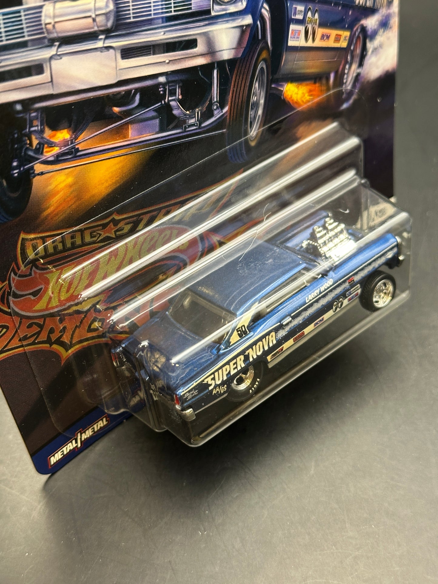 DAMAGED - HOT WHEELS - 66 SUPER NOVA (2018) - CAR CULTURE: DRAGSTRIP DEMONS 5/5