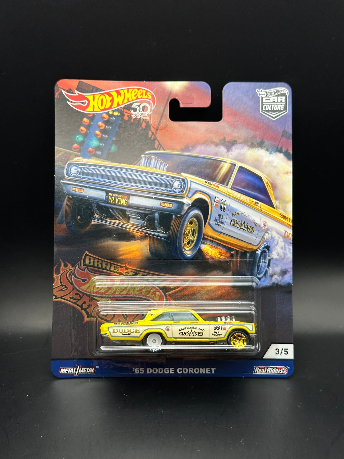 HOT WHEELS - 65 DODGE CORONET (2018) - CAR CULTURE: DRAGSTRIP DEMONS 3/5