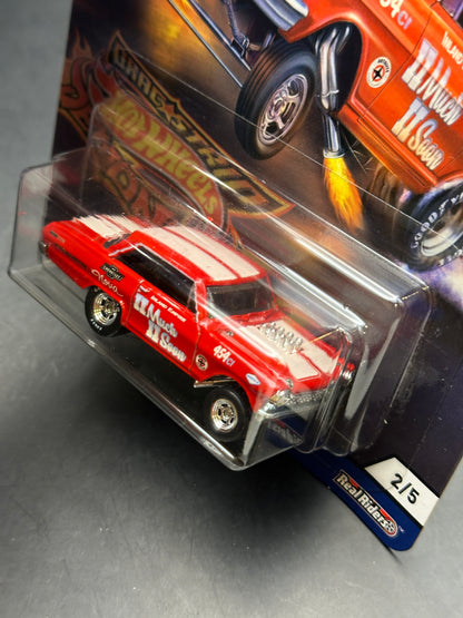 HOT WHEELS - 63 CHEVY NOVA (2018) - CAR CULTURE: DRAGSTRIP DEMONS 2/5
