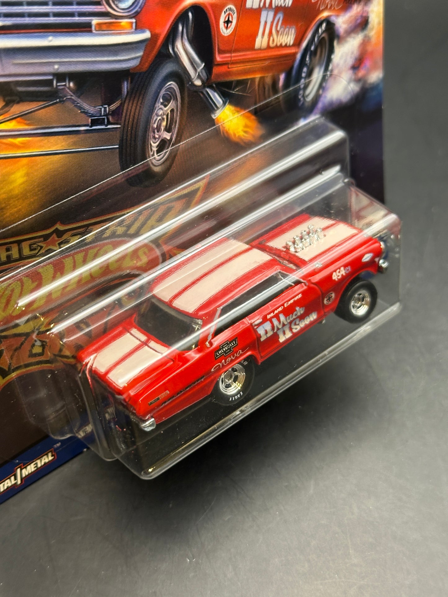 HOT WHEELS - 63 CHEVY NOVA (2018) - CAR CULTURE: DRAGSTRIP DEMONS 2/5