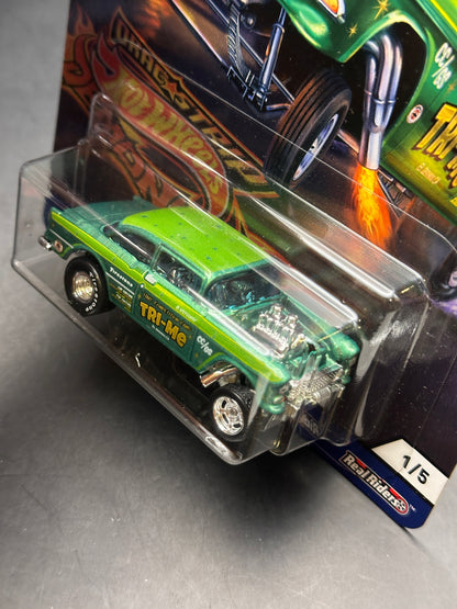 HOT WHEELS - 55 CHEVY BEL AIR GASSER (2018) - CAR CULTURE: DRAGSTRIP DEMONS 1/5