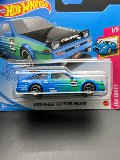 HOT WHEELS - TOYOTA AE86 SPRINTER TRUENO (2021) - HW DRIFT 1/5