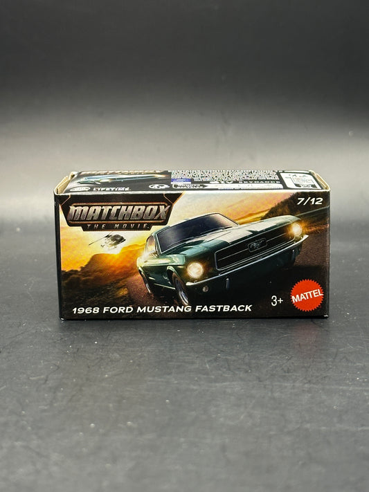MATCHBOX THE MOVIE - 1968 FORD MUSTANG FASTBACK - 7/12 - DIECAST